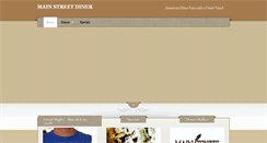 Desktop Screenshot of mainstreetdinergc.com